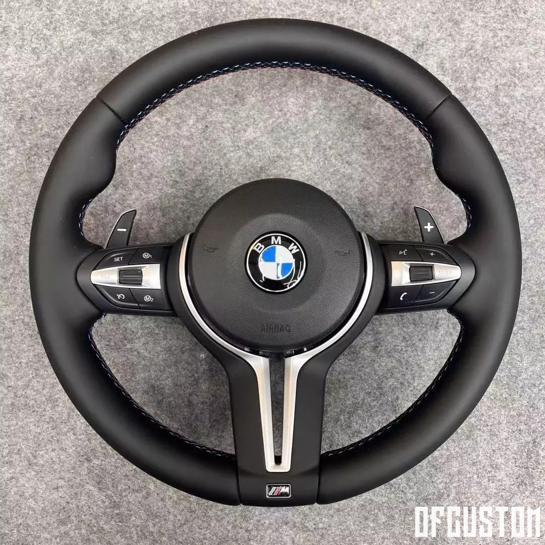 ᴏꜰꜰᴄᴜꜱᴛᴏᴍ™ Customised leather steering wheel suitable for bmw M5
