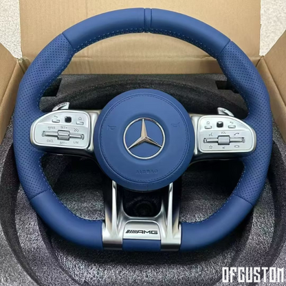 ᴏꜰꜰᴄᴜꜱᴛᴏᴍ™ Mercedes-Benz custom leather/carbon steering wheel