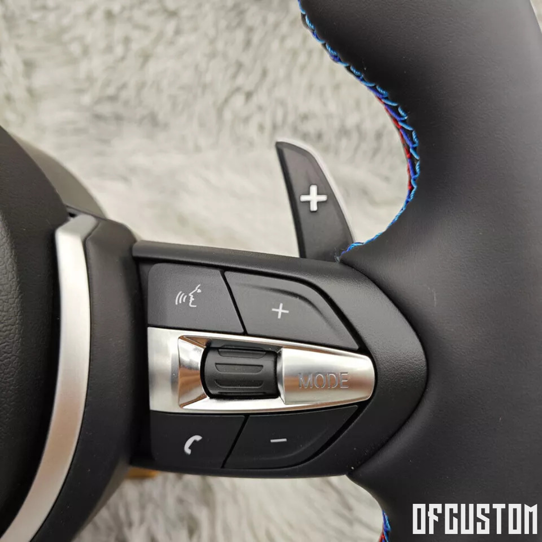 ᴏꜰꜰᴄᴜꜱᴛᴏᴍ™ Customised leather steering wheel suitable for bmw M5