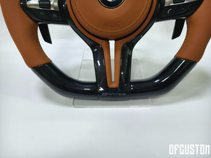 ᴏꜰꜰᴄᴜꜱᴛᴏᴍ™ Customised bmw custom ‘m’ steering wheel in carbon and fine leather