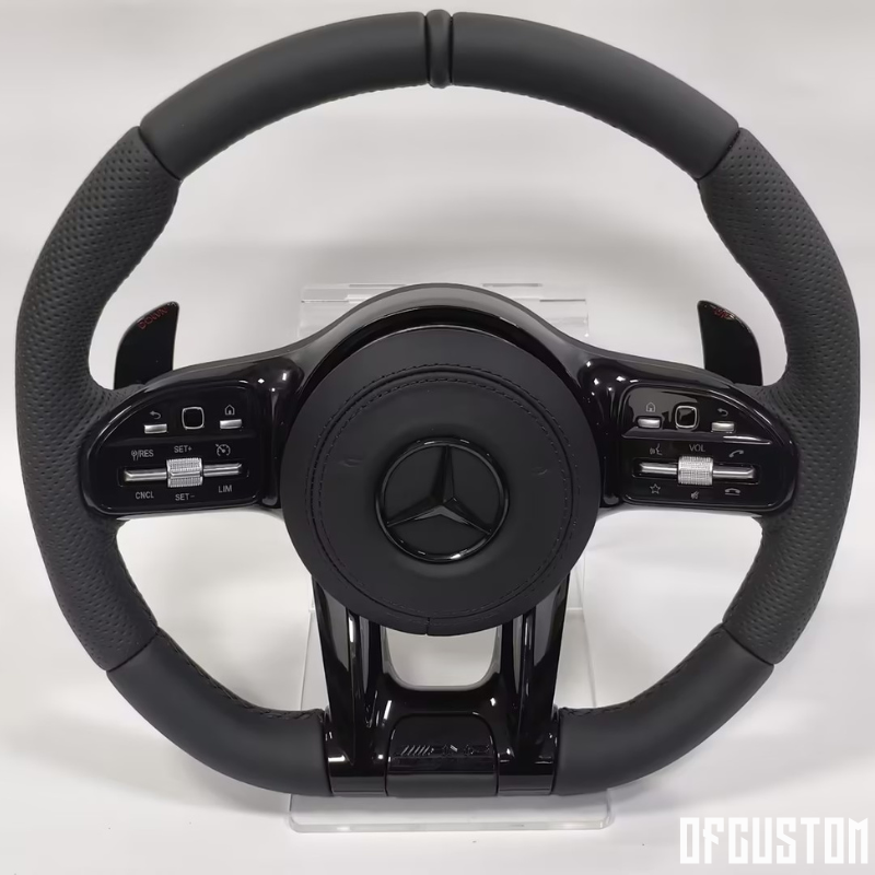 ᴏꜰꜰᴄᴜꜱᴛᴏᴍ™ Mercedes-Benz custom leather/carbon steering wheel