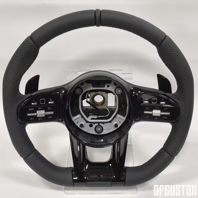 ᴏꜰꜰᴄᴜꜱᴛᴏᴍ™ Mercedes-Benz custom leather/carbon steering wheel