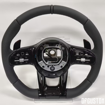 ᴏꜰꜰᴄᴜꜱᴛᴏᴍ™ Mercedes-Benz custom leather/carbon steering wheel